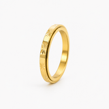 Sanna tunn fidget-ring