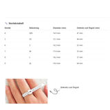 Sanna tunn fidget-ring