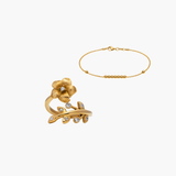 Set Saga ring + Hanna armband - Guld