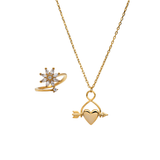 Set Maja ring + Sigrid Halsband